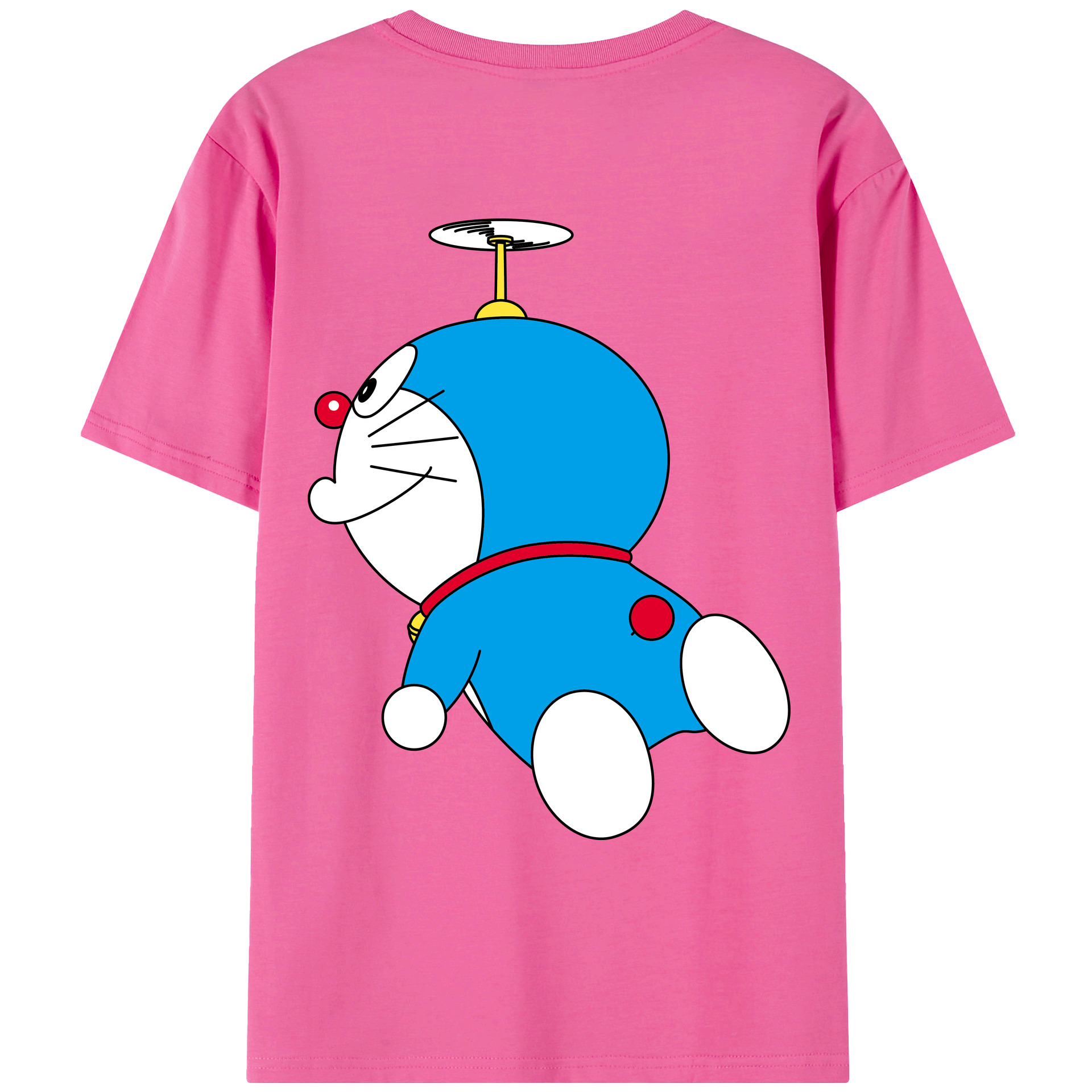 （画像用） ドラえもん Doraemon レディース半袖Tシャツ(バックプリント)